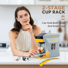 Load image into Gallery viewer, I Cafilas&nbsp;&nbsp;5in1 Capsule Coffee Machine Multiple Espresso Cafetera Cappuccino Coffee Maker Dolce Gusto Nespresso Powder KCUP
