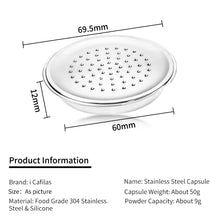 Load image into Gallery viewer, for Senseo Coffee Capsule Stainless Steel Coffee Filter Pod Reusable Coffee Maker Filter Espresso Crema Maker
