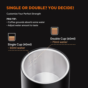 Portable Espresso Coffee Machine 3-in-1 Capsule Coffee Maker for Car & Home Camping with NS & Ground Coffee & DG Capsules