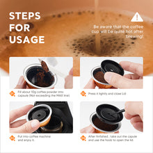 Load image into Gallery viewer, I cafilas 2Pcs Reusable Coffee Capsule Pods For Vertuoline Next
