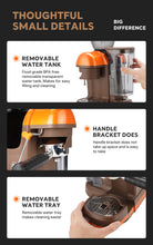 Load image into Gallery viewer, I Cafilas 19Bar Semi Automatic Coffee Espresso Machine With Grinder &amp; Steam Wand Espresso Maker
