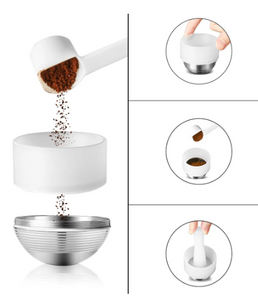 80/150/230ML Reusable Coffee Capsule For Nespresso Vertuoline & Delonghi Refillable Stainless Steel Coffee Filter With Milk Frother