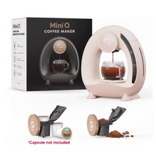 Load image into Gallery viewer, Mini Q American Coffee Machine 2 Coffee Adapter fit for K cup &amp; Coffee Ground 4-8 Oz Single Serve Coffee Maker
