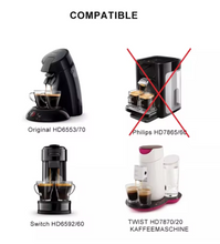 Load image into Gallery viewer, for Senseo Coffee Capsule Stainless Steel Coffee Filter Pod Reusable Coffee Maker Filter Espresso Crema Maker
