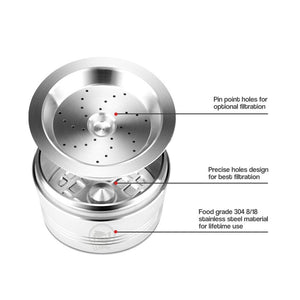 I Cafilas for K fee Reusable Coffee Pods Stainless Steel Espresso Refillable Capsule Filters