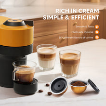 Load image into Gallery viewer, I cafilas 2Pcs Reusable Coffee Capsule Pods For Vertuoline Next
