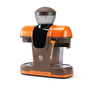 I Cafilas 19Bar Semi Automatic Coffee Espresso Machine With Grinder & Steam Wand Espresso Maker