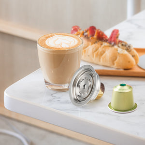iCafilas Reusable Capsule Adapter For Vertuo Next Pop Machine Compatible with Nespresso Original Coffee Capsule Pods