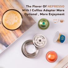 Load image into Gallery viewer, iCafilas Reusable Capsule Adapter For Vertuo Next Pop Machine Compatible with Nespresso Original Coffee Capsule Pods
