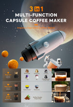 Load image into Gallery viewer, 3-in-1 Espresso Coffee Maker 19 Bar Automatic Heating Portable Coffee Machine for Outdoor Camping Car Fit Powder/Nes*/DG Capsule
