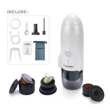 Load image into Gallery viewer, 3-in-1 Espresso Coffee Maker 19 Bar Automatic Heating Portable Coffee Machine for Outdoor Camping Car Fit Powder/Nes*/DG Capsule
