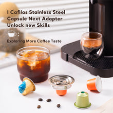 Load image into Gallery viewer, iCafilas Reusable Capsule Adapter For Vertuo Next Pop Machine Compatible with Nespresso Original Coffee Capsule Pods

