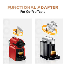 Load image into Gallery viewer, iCafilas Reusable Capsule Adapter For Vertuo Next Pop Machine Compatible with Nespresso Original Coffee Capsule Pods

