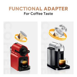 iCafilas Reusable Capsule Adapter For Vertuo Next Pop Machine Compatible with Nespresso Original Coffee Capsule Pods