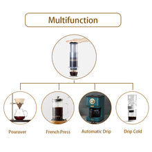 Load image into Gallery viewer, PP Food Grade French Press Set Espresso Glass Tea Maker Coffee Maker Portable Cafe French Press CafeCoffee Pot
