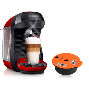 Reusable Coffee Capsule Pods for Bosch Machine Tassimo Silicone Lid Refillable Filter Coffee Maker Pod 60/180/200 /220 ML