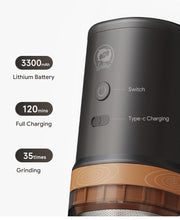 Load image into Gallery viewer, iCafilas All-In-One Grinding &amp; Brewing Portable Electric Coffee Grinder Profession Multifunctional Beans Grinder Coffee Maker
