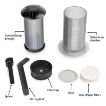 Load image into Gallery viewer, PP Food Grade French Press Set Espresso Glass Tea Maker Coffee Maker Portable Cafe French Press CafeCoffee Pot
