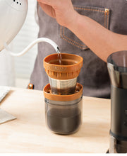 Load image into Gallery viewer, iCafilas All-In-One Grinding &amp; Brewing Portable Electric Coffee Grinder Profession Multifunctional Beans Grinder Coffee Maker
