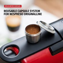 Load image into Gallery viewer, ICafilas For Nespresso Reutilisable Refillable Capsule For SCISHARE Crema Espresso Reusable New Refillable For Nespresso
