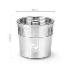 Load image into Gallery viewer, ICafilas STAINLESS STEEL Metal Compatible for illy coffee Machine Maker Refillable Reusable Capsule fit for illy Espresso Cafe
