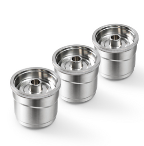 iCafilas Reusable illy Coffee Capsule 304 Stainless Steel Rich Cream Compatibility illy X7,illy Y3,illy Y5