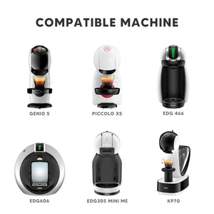 ICafilas Reusable Capsule Adapter for Dolce Gusto XS Refillable Cafetera Espresso Coffee for PICCOLO XS/.Genio Machine