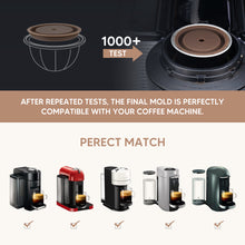 Load image into Gallery viewer, Food Grade Silicone Reusable LId/ Cover for Veruto Coffee Capsule for Vertuoline Machine Fit for 40ml, 150ml.  230ml Original
