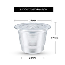 Load image into Gallery viewer, Luxury Reusable Coffee Capsule For Nespresso Stainless Steel Coffee Filters Espresso Coffee Crema Maker Home Barista
