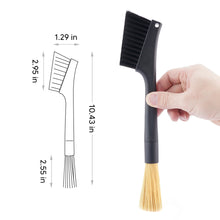 Load image into Gallery viewer, Double Coffee Removable Brush Espresso Coffee Grinder Machine Keyboard Cleaning Brush Dusting  Coffee Powder Brush Coffeeware
