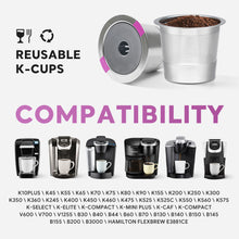 Load image into Gallery viewer, Coffee Capsule Cup For Keurig K Supre Me P-Lus Coffee Maker Coffee Filter Refillable Stainless Steel Coffee Capsule Cup
