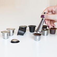 Load image into Gallery viewer, coffee Stainless Steel Coffee Tamper for Dolce Gusto /Nespresso / Illy Heavy Flat base coffee tamper espresso pad powder hammer
