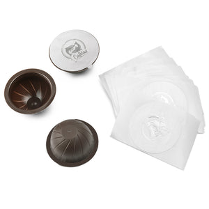 10 TO 60 Times Using Food Grade PP Coffee Capsule For Vertuo Next ENV150 Vertuoline Plus Refillable Pods