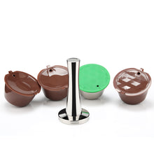 Load image into Gallery viewer, coffee Stainless Steel Coffee Tamper for Dolce Gusto /Nespresso / Illy Heavy Flat base coffee tamper espresso pad powder hammer
