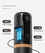 Load image into Gallery viewer, iCafilas 2 IN 1 Portable Coffee Machine for Car Travel Expresso Coffee Maker Fit Nespresso Original Capsule Pod &amp; Coffee Powder
