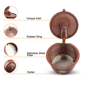 Reusable Dolce Gusto Capsules Refillable Holder Crema Version