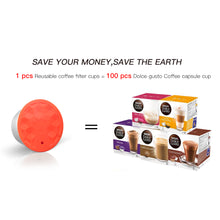 Load image into Gallery viewer, Reusable Coffee Filter Milk Capsule For Dolce Gusto DIY Milk Frother
