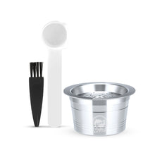 Load image into Gallery viewer, I Cafilas For  Tchibo Cafissimo ALDI Expressi Refillable  Coffee Capsule Pod Filters Stainless Steel Tamper Spoon
