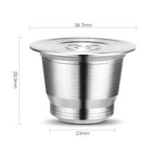 Load image into Gallery viewer, i Cafilas Refillable Round Coffee Capsule For Nespresso

