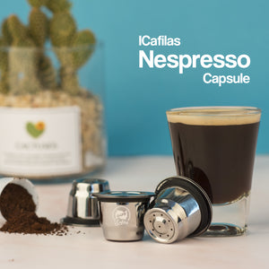 i Cafilas Reusable Coffee Pods For Nespresso Refillable Crema Espresso Capsule