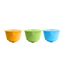 Load image into Gallery viewer, iCafilas Reusable Dolci Gusto Coffee Capsule 3rd Two Color Plastic Refillable Dolce Gusto Fit for Nescafe Coffee Machine
