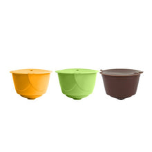 Load image into Gallery viewer, iCafilas Reusable Dolci Gusto Coffee Capsule 3rd Two Color Plastic Refillable Dolce Gusto Fit for Nescafe Coffee Machine
