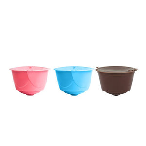 iCafilas Reusable Dolci Gusto Coffee Capsule 3rd Two Color Plastic Refillable Dolce Gusto Fit for Nescafe Coffee Machine