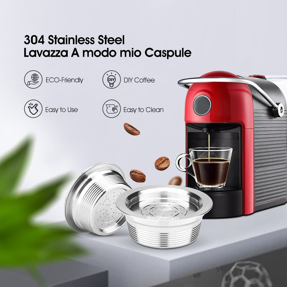 Capsule Reusable for Delta Q NDIQ7323 in Coffee Filters Stainless Steel  Reutilizavel Coffee Capsule for Lavazzaa Point EP MINI