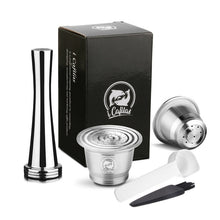 Load image into Gallery viewer, i Cafilas Refillable Round Coffee Capsule For Nespresso
