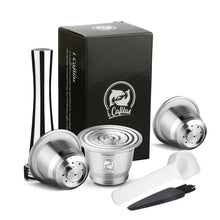 Load image into Gallery viewer, i Cafilas Refillable Round Coffee Capsule For Nespresso
