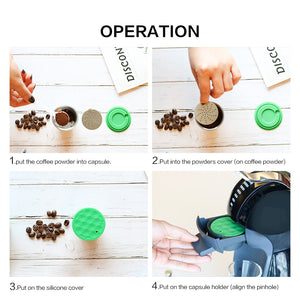 Stainelss Steel Metal Reusable Dolce Gusto Capsule
