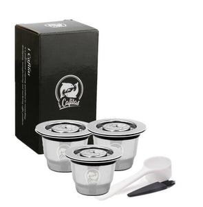 i Cafilas Reusable Coffee Pods For Nespresso Refillable Crema Espresso Capsule