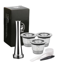 Load image into Gallery viewer, i Cafilas Reusable Coffee Pods For Nespresso Refillable Crema Espresso Capsule
