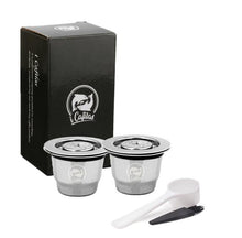 Load image into Gallery viewer, i Cafilas Reusable Coffee Pods For Nespresso Refillable Crema Espresso Capsule
